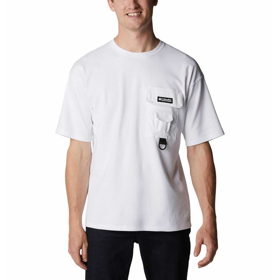 MEN Rockford T-shirts | Field Creek Doubleknit Short Sleeve (100)White