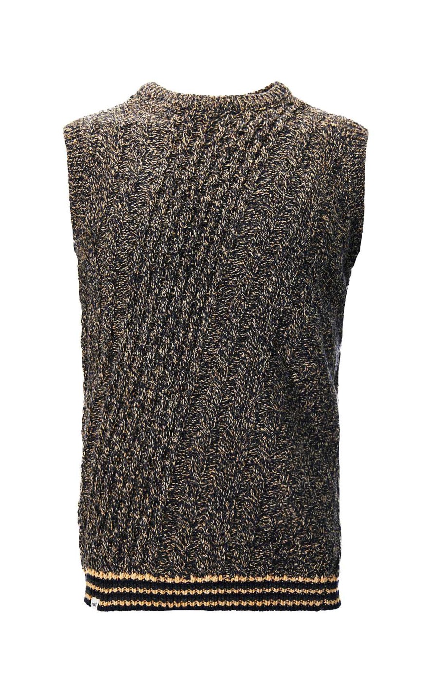 MEN Rockford Vests and Sweaters | Portivest Wool Men's Sweater Mix Coffee