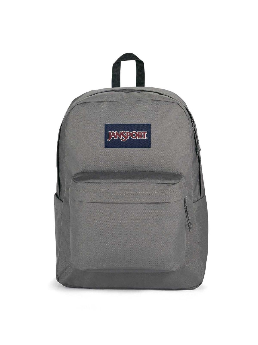 MEN Rockford Briefcases and Backpacks | Jansport Superbreak Plus Gray Backpack Graphite Gray