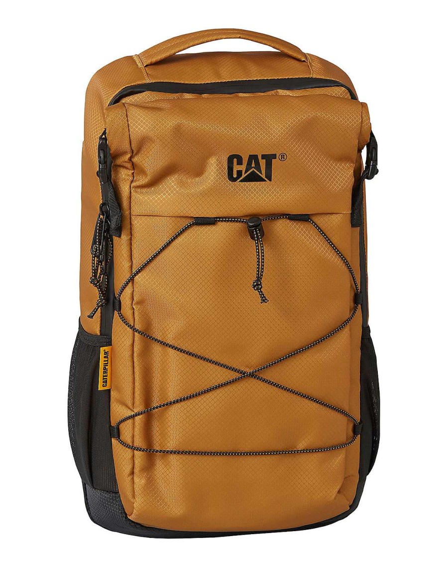 MEN Rockford Briefcases and Backpacks | Casual Backpack Unisex Large Backpack Yellow Cat Harvest Gold