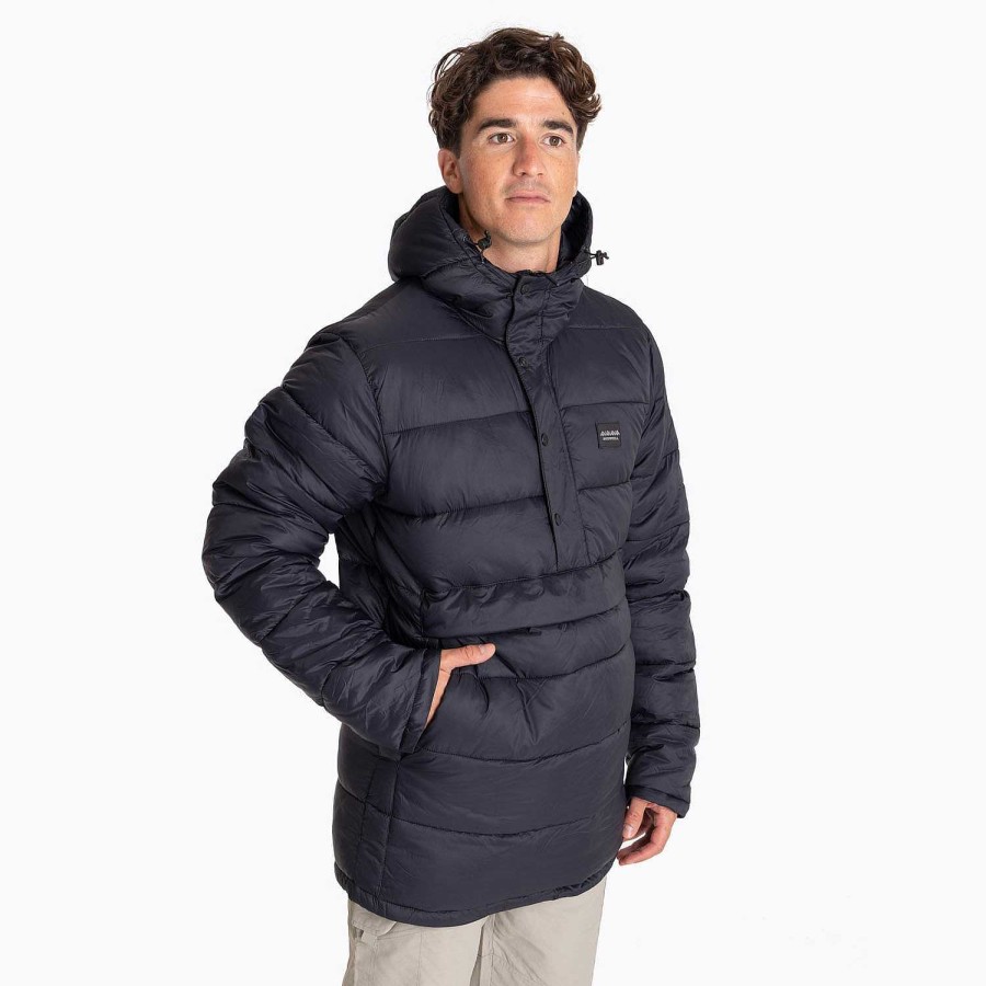 MEN Rockford Jackets and Parkas | Men's Parka Anorak Jet Black