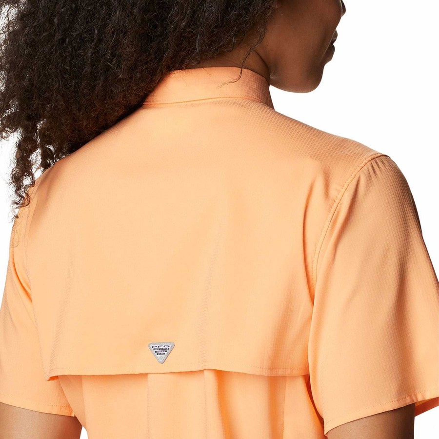 WOMEN Rockford Blouses | Womens Tamiami Ii Ss Shirt (873)Bright Nectar