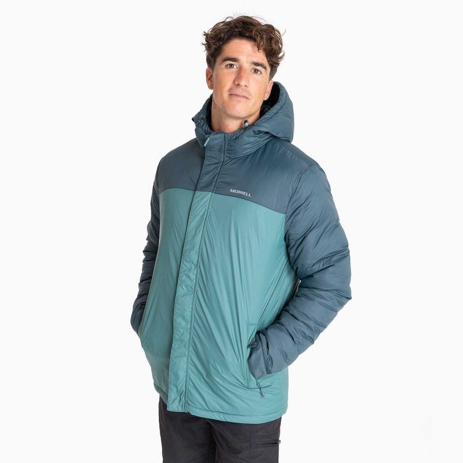 MEN Rockford Jackets and Parkas | Accentor Men's Parka Deepteal / Deep Jung