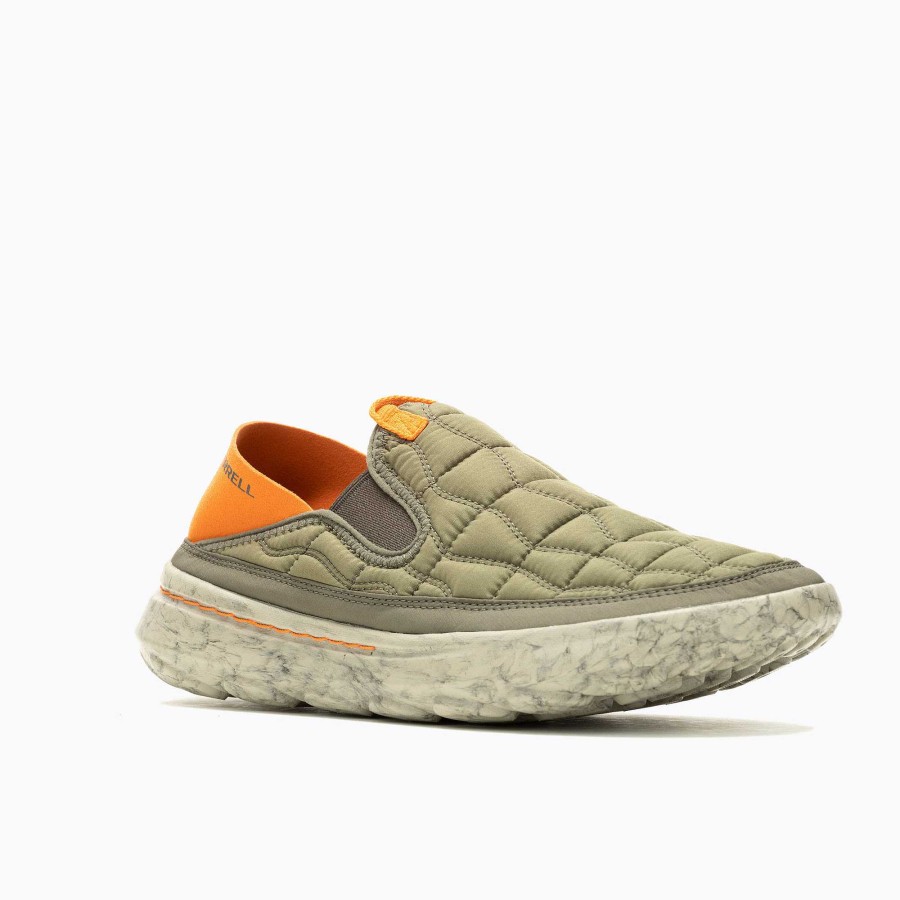 MEN Rockford Slip On | Men's Slip On Hut Moc 2 Olive Merrell Herb