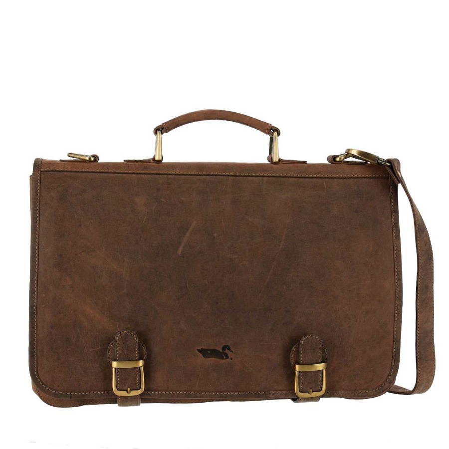 MEN Rockford Briefcases and Backpacks | Men's Leather Briefcase Ks Aspen Cafe Rockford Brown