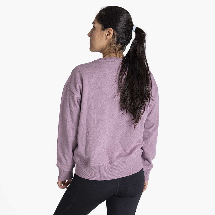 WOMEN Rockford Polerones | Women's Mountain High Crew Sweatshirt Elderberry