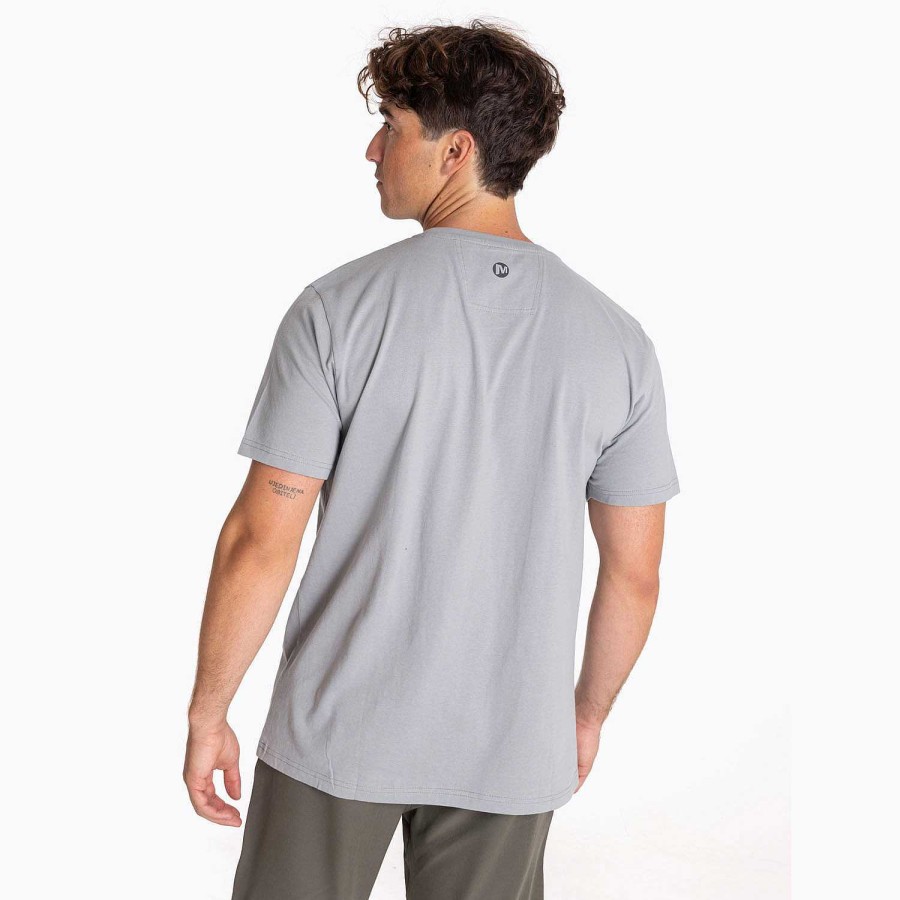 MEN Rockford T-shirts | Men's Boulder T-shirt Circular Gray