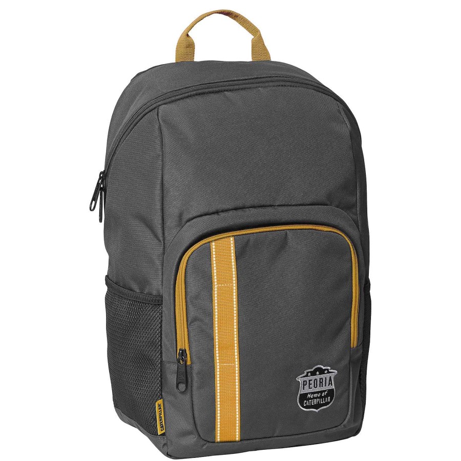 MEN Rockford Briefcases and Backpacks | Peoria Uni School Bag 25L Backpack - Test (521) Dark Asphalt