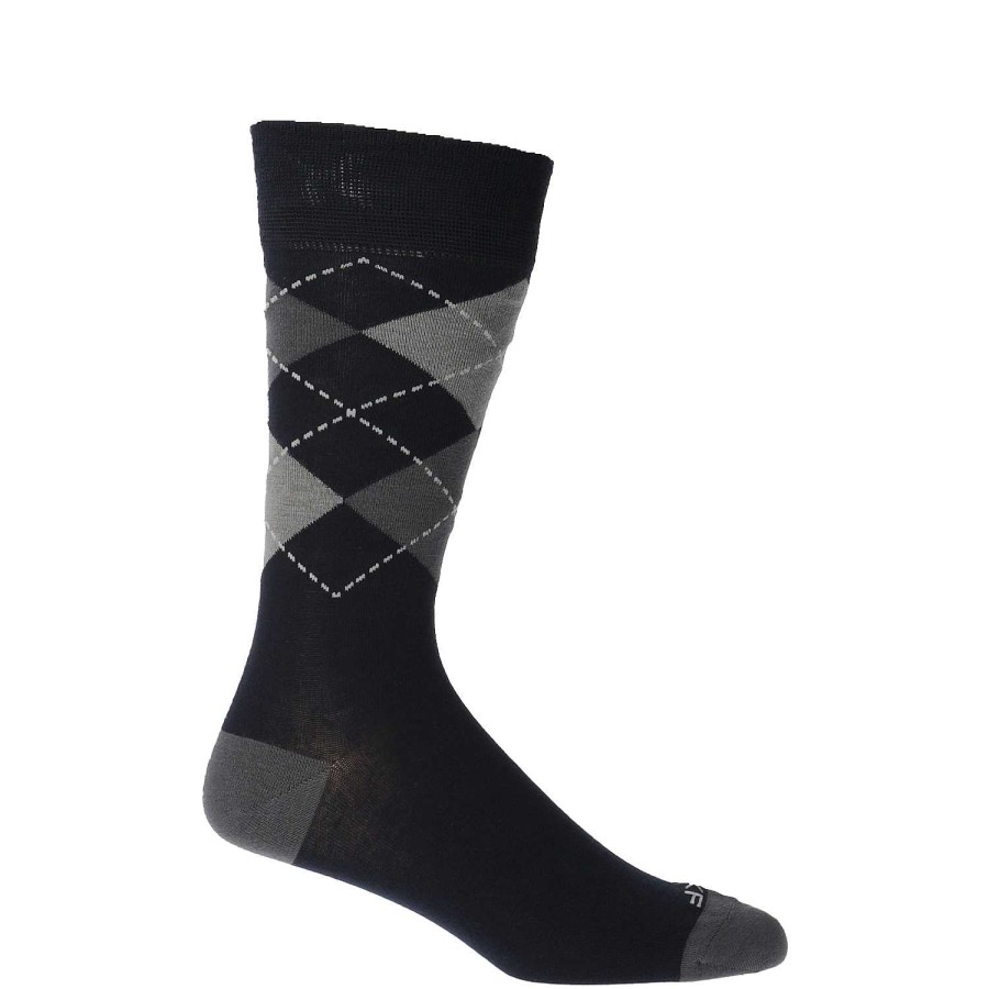 MEN Rockford Socks | Argyle Men's Bamboo Socks Blue