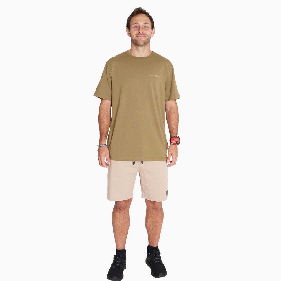 MEN Rockford T-shirts | Men's Logo Shirt Olive Merrell Martini Olive