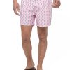 MEN Rockford Swimsuits | Izam Men's Recycled Fibers Swimsuit Pink Rockford Palm