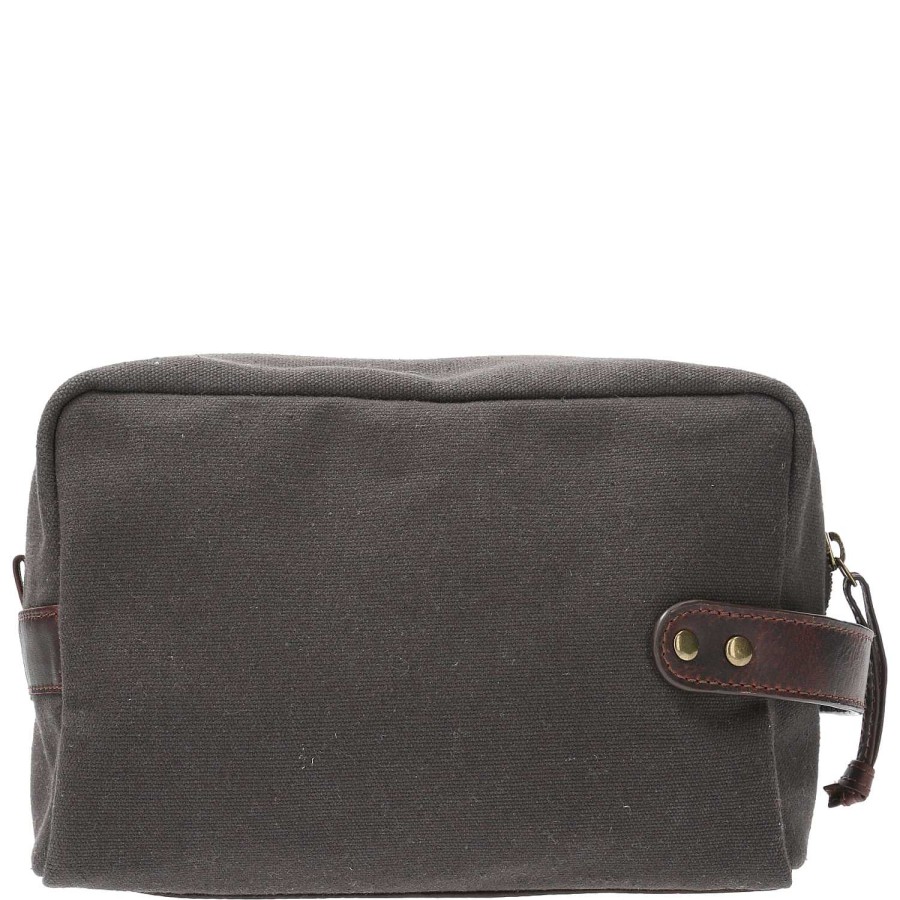 MEN Rockford Wallets | Rcy Dangelo Unisex Toiletry Bag Charcoal