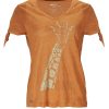 WOMEN Rockford T-shirts | Women's Organic Organic Linen T-shirt Cooper