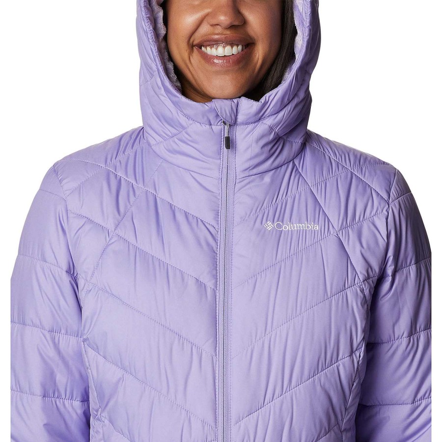 WOMEN Rockford Jackets and Parkas | Parka With Heavenly Hat For Women (535) Frosted Purple