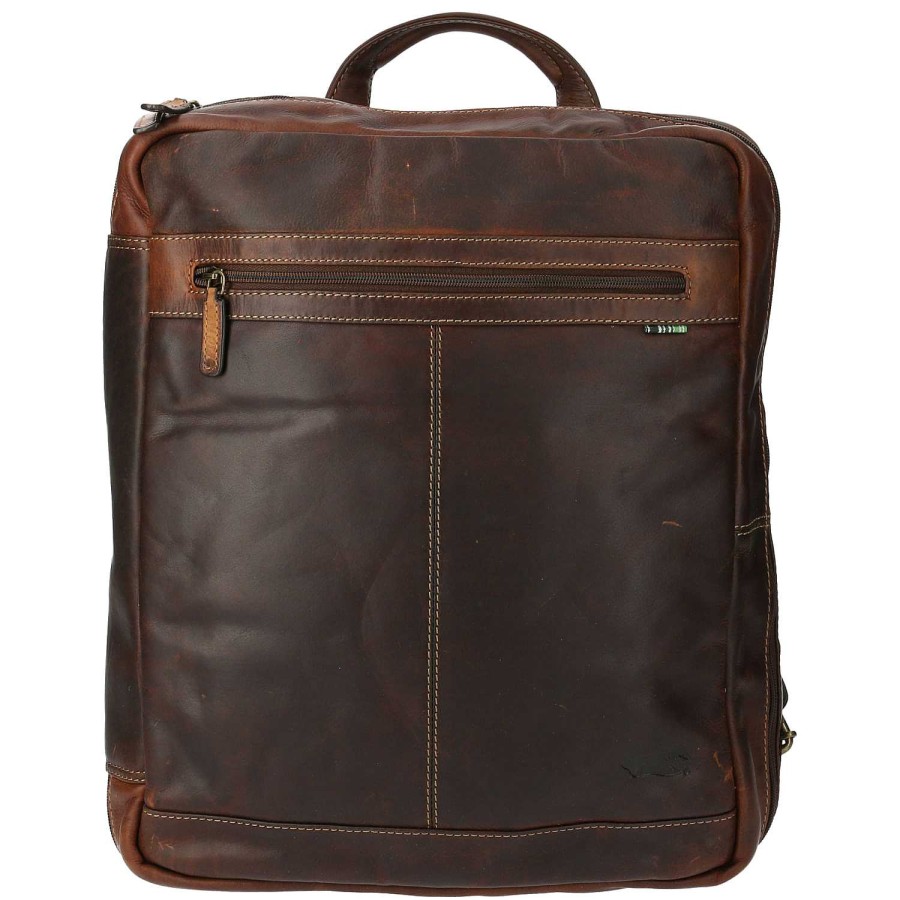 MEN Rockford Briefcases and Backpacks | Unisex Leather Backpack Tc Goslar Back Cafe Rockford Brown