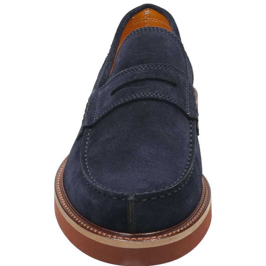 MEN Rockford Moccasins | Mocasin Cuero Hombre Tiber Blue Rockford Aster