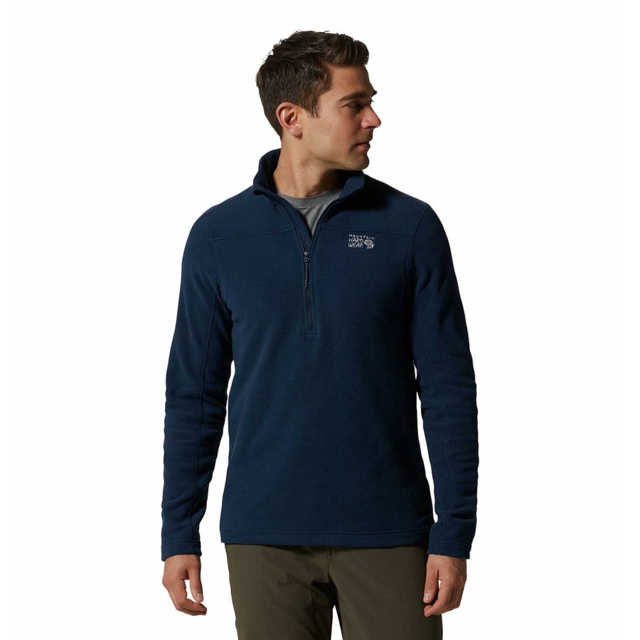 MEN Rockford Fleece and Softshells | Microchill 2.0 Zip T (425) Hardwear Navy