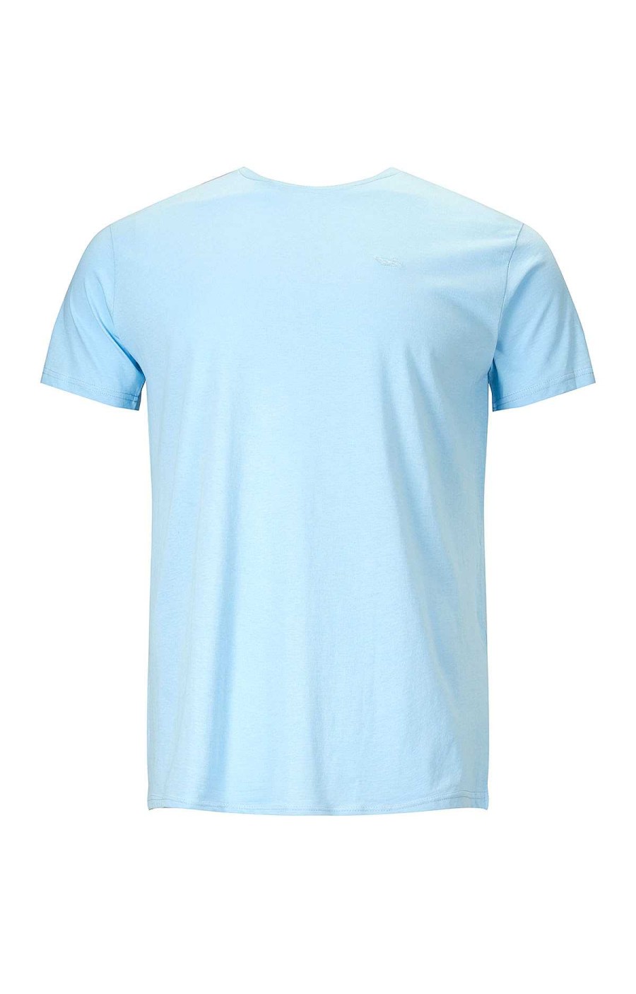 MEN Rockford T-shirts | Organic Cotton T-shirt for Men Organic Light Blue Rockford Toucan Illusion