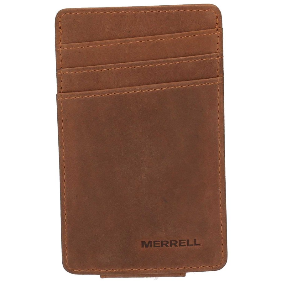 MEN Rockford Wallets | Men's Magnet Card Holder Brown