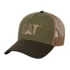 MEN Rockford Caps and JocClearance s | Jockey Casual Unisex Foundation Design Mark Mesh Hat Green Cat Military Olive