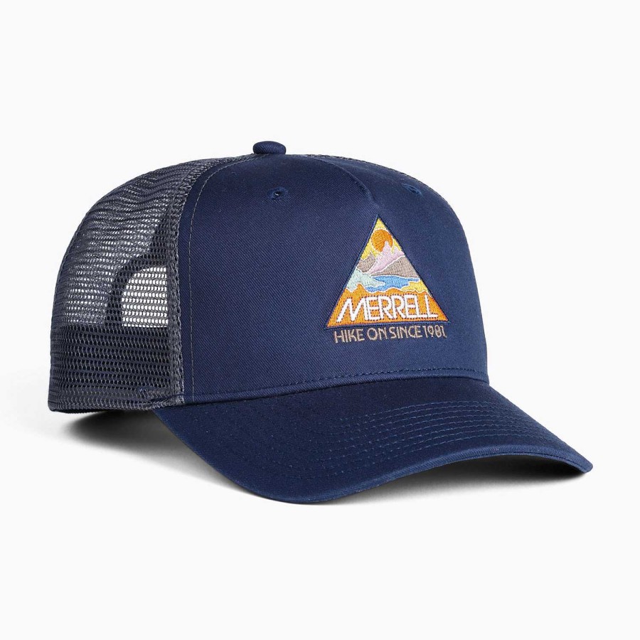 MEN Rockford Caps and JocClearance s | Unisex Triangle Trucker Jockey Navy