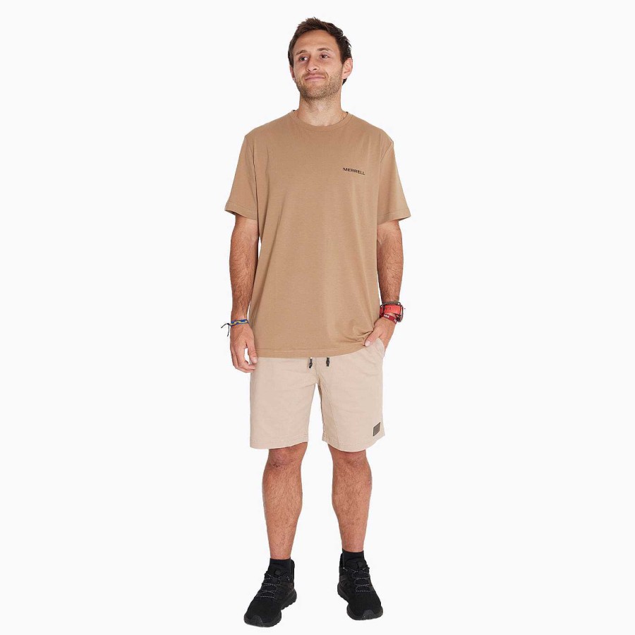 MEN Rockford T-shirts | Men's T-shirt Short Sleeves Camel Merrell Sephia Tint