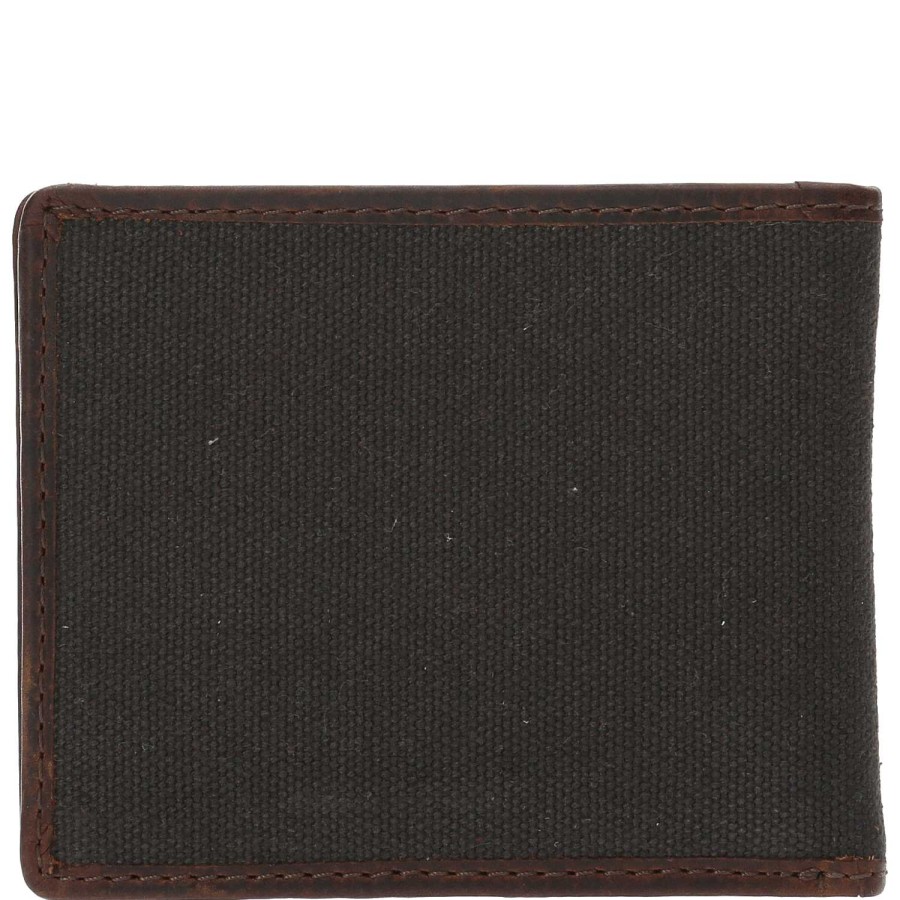 MEN Rockford Wallets | Rcy Rodes Men's Recycled Canvas Wallet Rockford Gray Window Charcoal