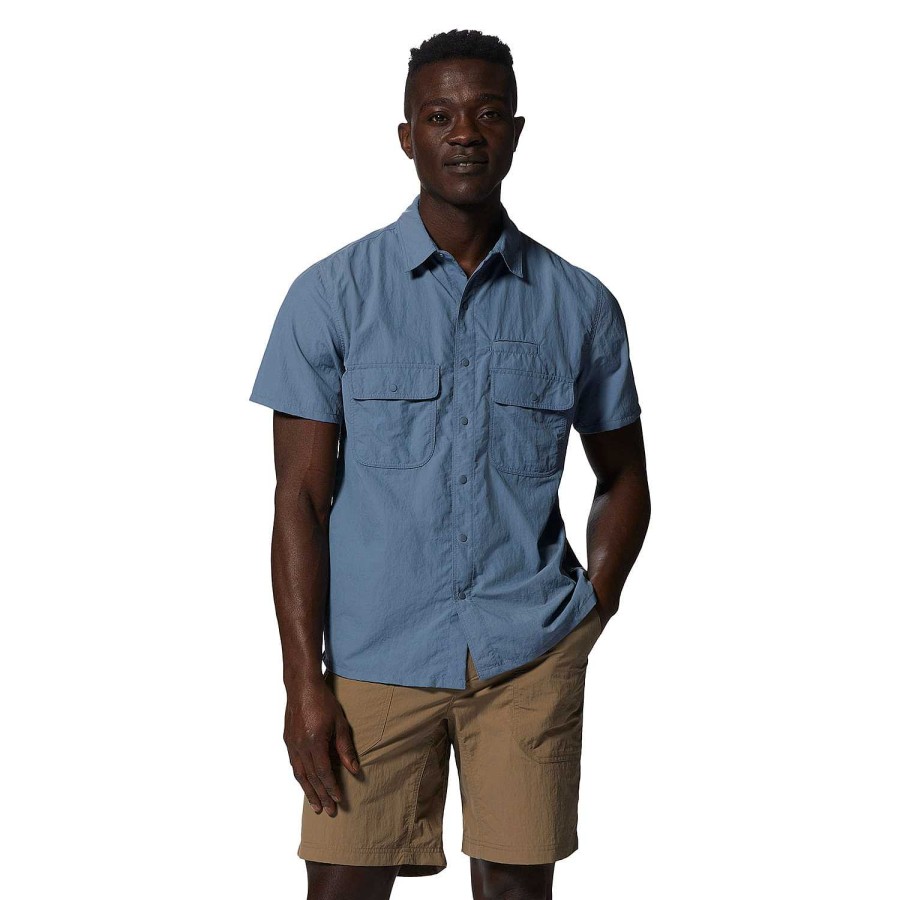 MEN Rockford Shirts | Stryder Short Sleeve Shirt (441) Light Zinc