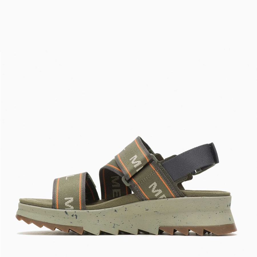 WOMEN Rockford Sandals | Women's Alpine Cush Backstrap Sandal Olive Logo