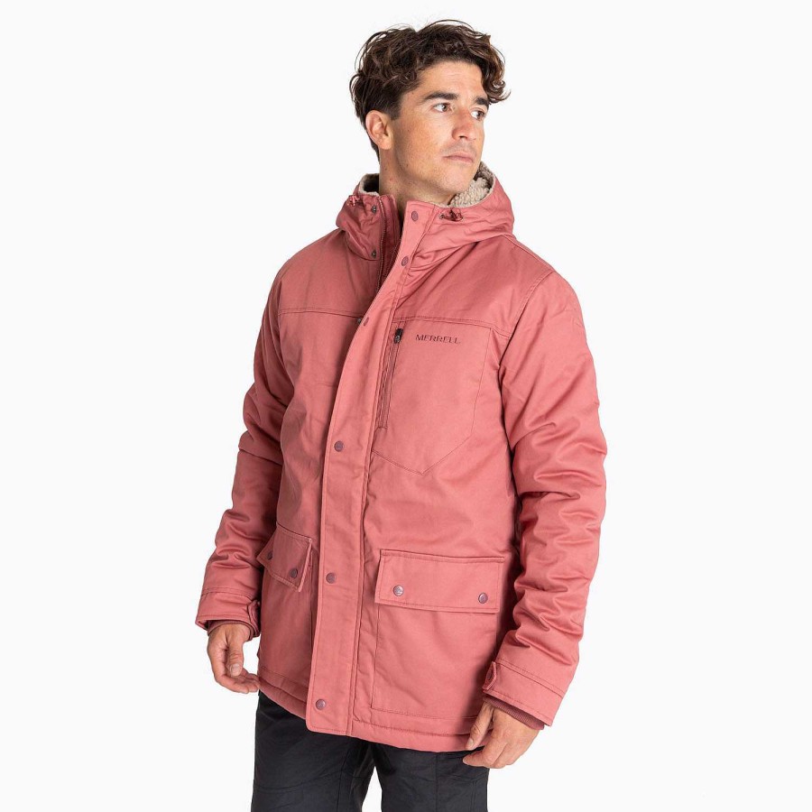 MEN Rockford Jackets and Parkas | Alverstone Men's Jacket Dusty Cedar