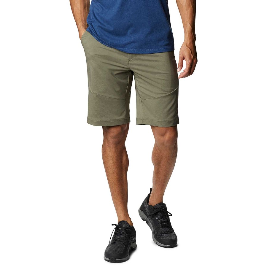 MEN Rockford Shorts | Men's Tech Trail Shorts Columbia (397) Stone Green