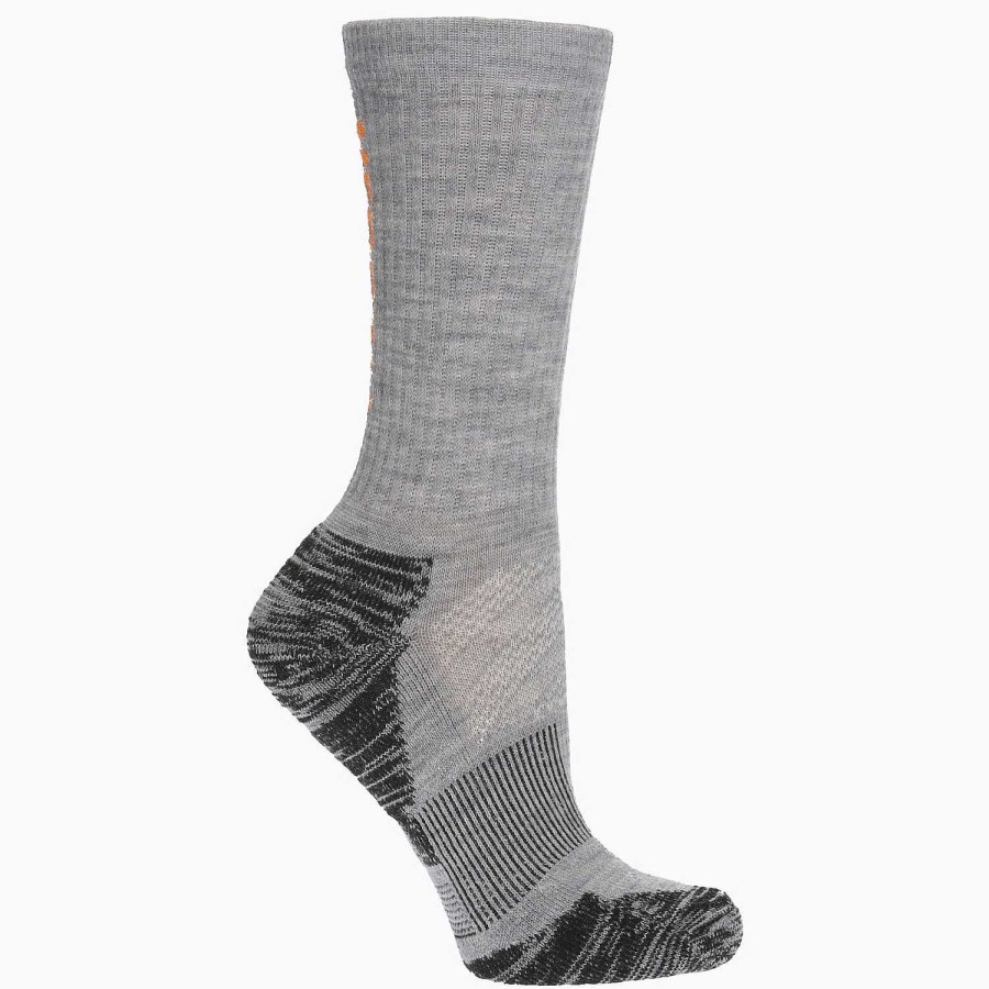 MEN Rockford Socks | Unisex Merino Wool Sock Light Gray Merrell Flock