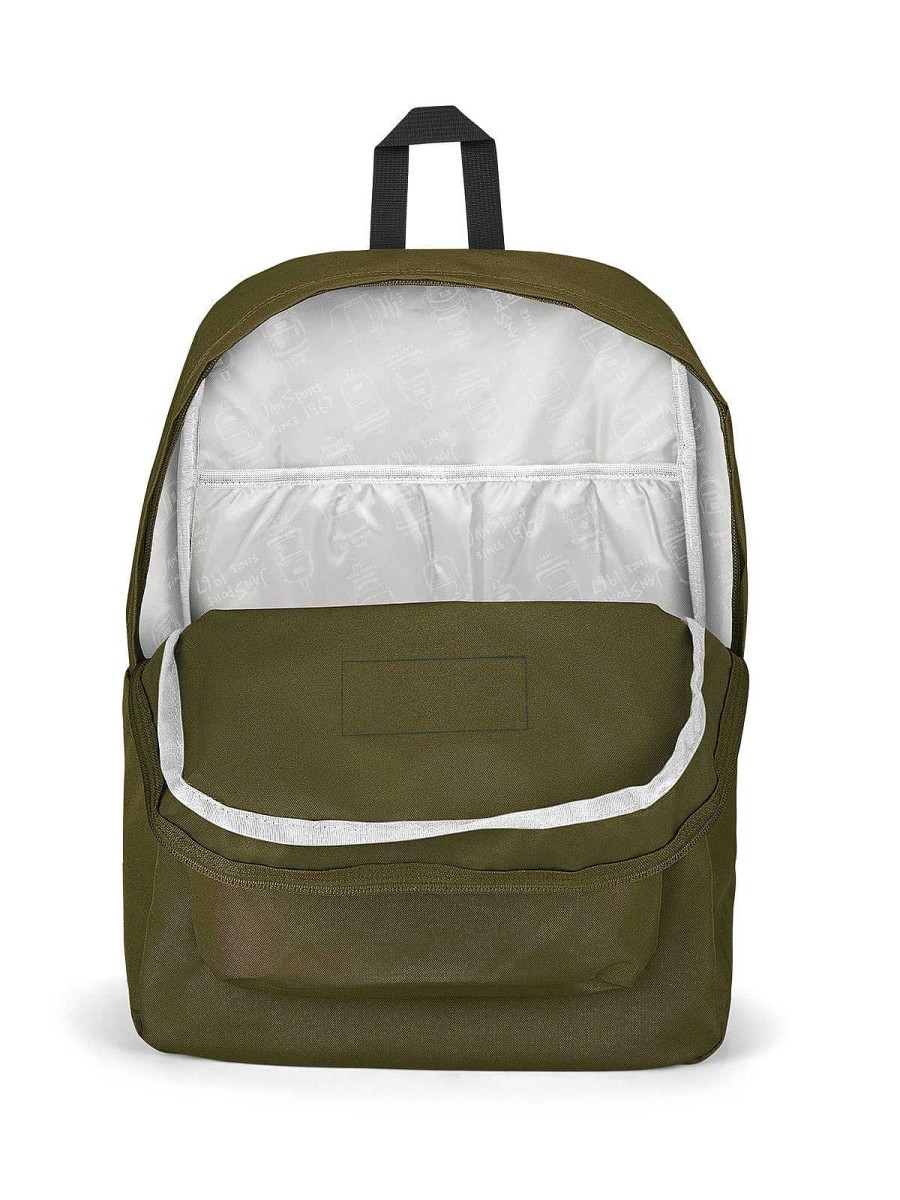 MEN Rockford Briefcases and Backpacks | Jansport Superbreak Plus Green Backpack Army Green