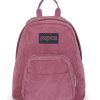 MEN Rockford Briefcases and Backpacks | Jansport Half Pint Fx Pink Backpack Mauve Haze Corduroy