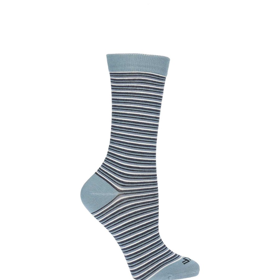 WOMEN Rockford Socks | Fineline Women's Bamboo Socks Blue