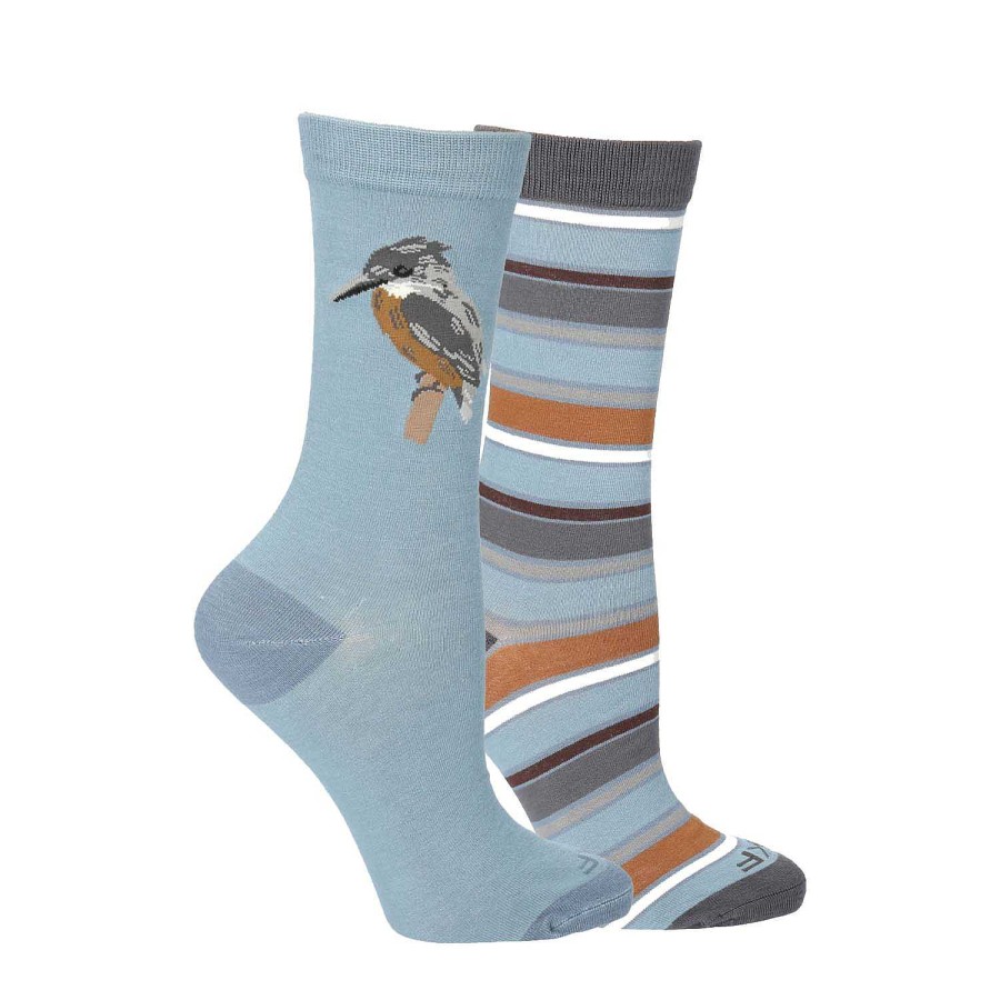 WOMEN Rockford Socks | Women's Bamboo Socks Pack Martin Denim