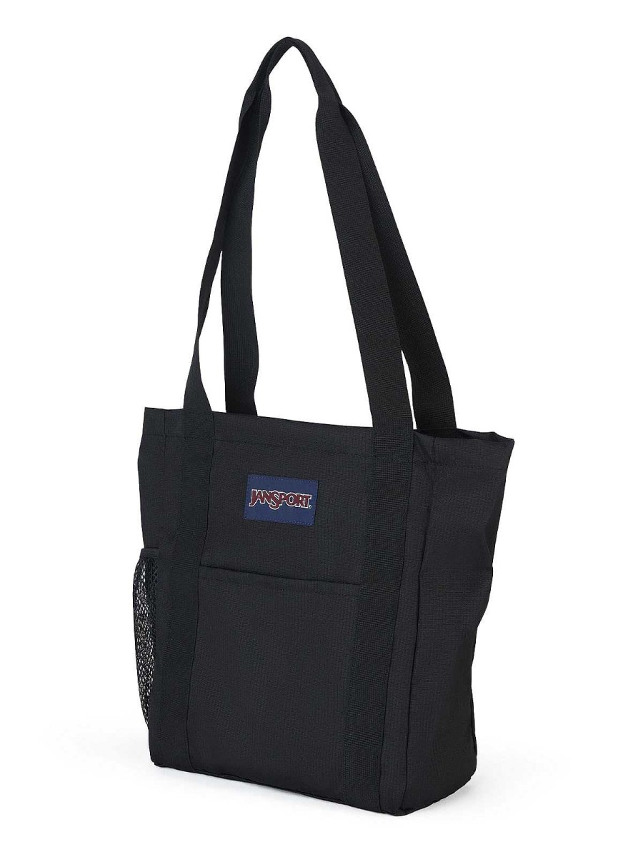 MEN Rockford Briefcases and Backpacks | Jansport Shopper Tote X Bag Black Black Mini Ripstop