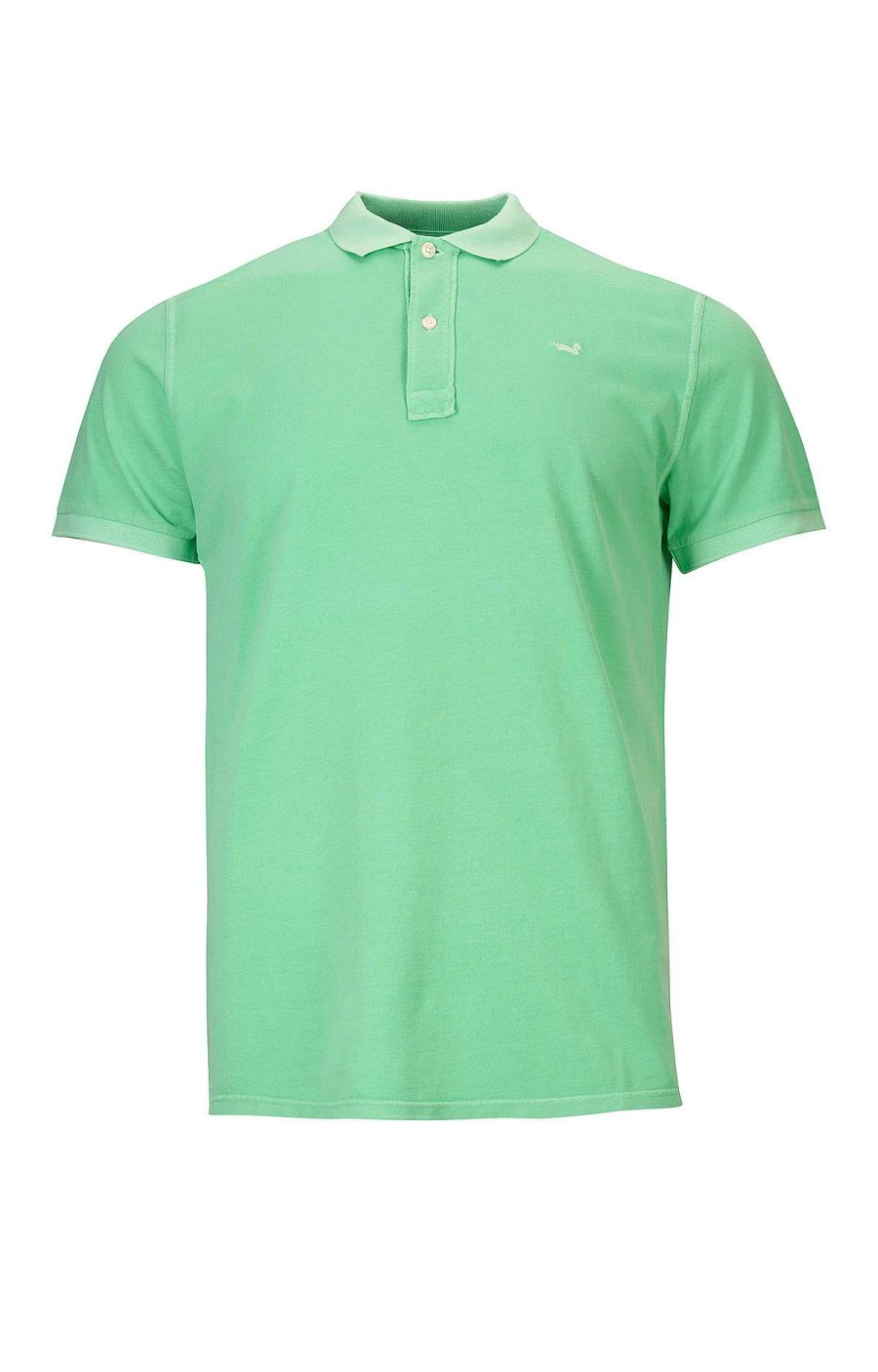 MEN Rockford T-shirts | Men's Pique Organic Cotton T-shirt Summer Green