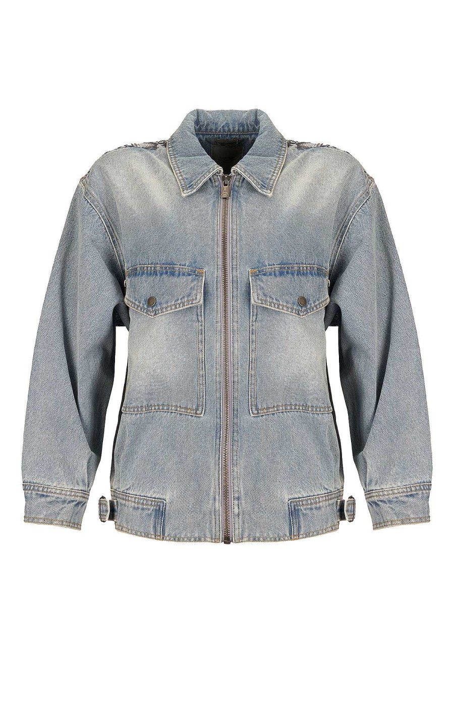 WOMEN Rockford Jackets and Parkas | Terra Women's Jacket Organic Cotton Denim