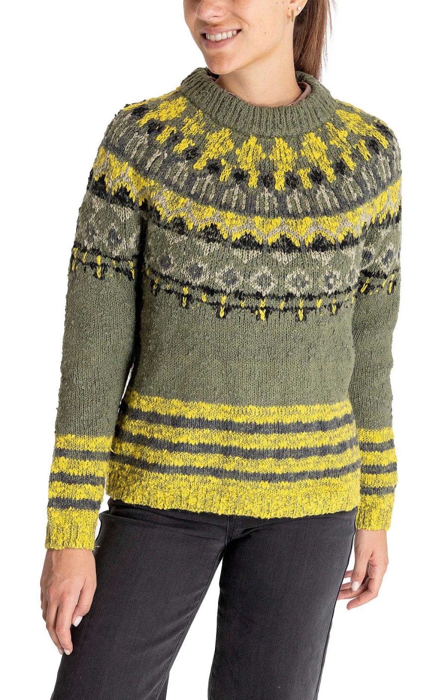 WOMEN Rockford Vests and Sweaters | Foggia Women's Sweater Organic Cotton Oil