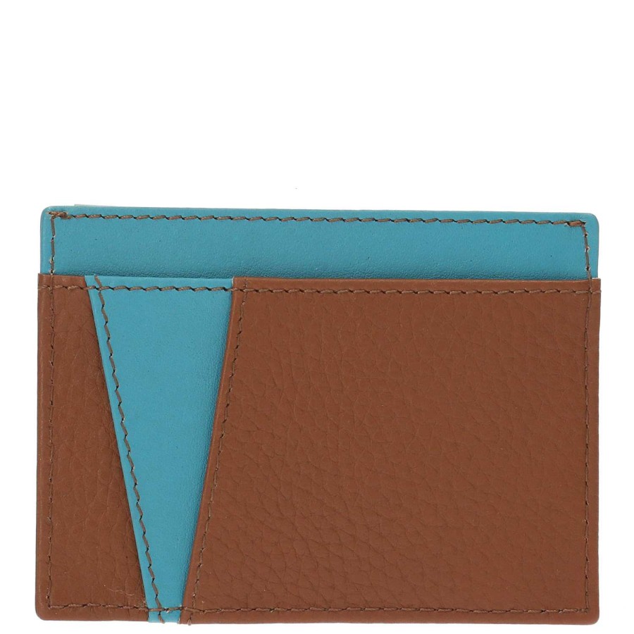 MEN Rockford Wallets | Unisex Leather Card Holder Cl Sea Cardhold Color Rockford Multi