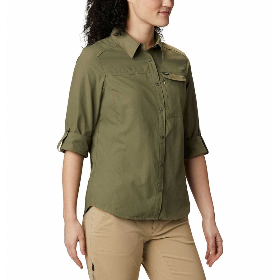 WOMEN Rockford Blouses | Silver Ridge 2 Long (397) Stone Green