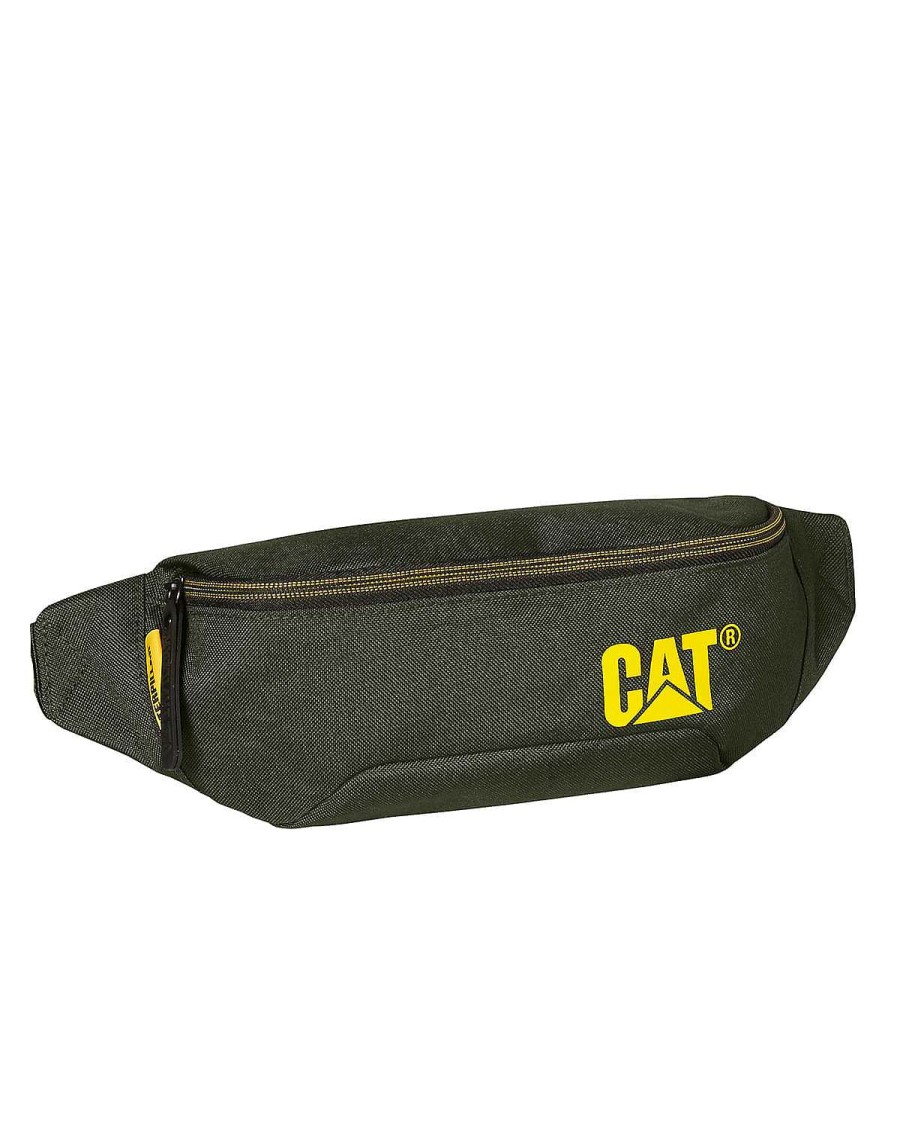 MEN Rockford Briefcases and Backpacks | Banana Casual Unisex Waist Bag Black Cat Murky Green