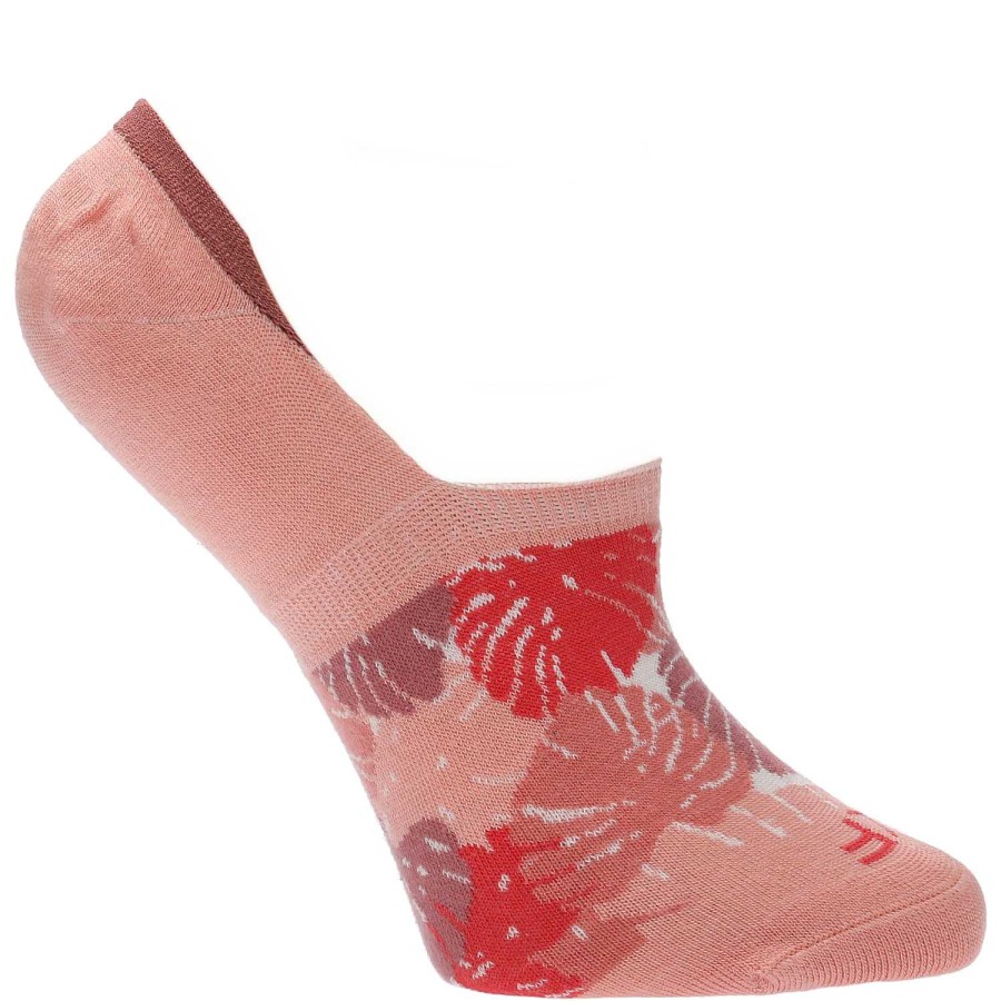 WOMEN Rockford Socks | Inv Tropi Women's Bamboo Sock Pink Rockford Rose