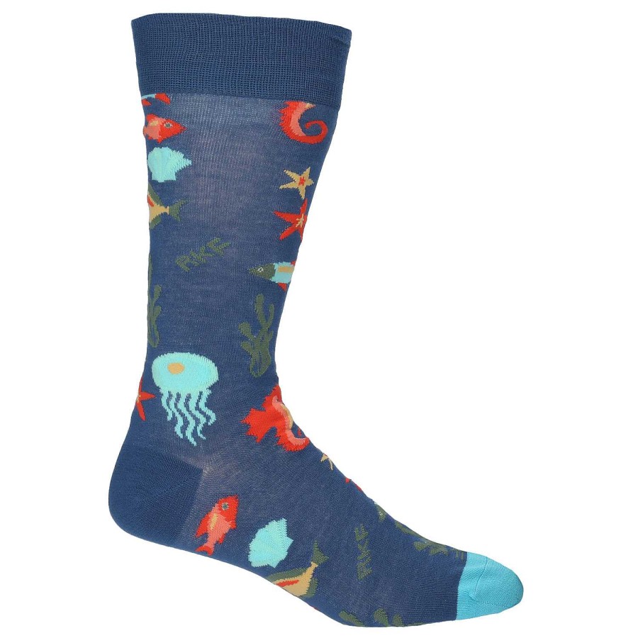 MEN Rockford Socks | Men's Bamboo Socks Pack Ocean Multi