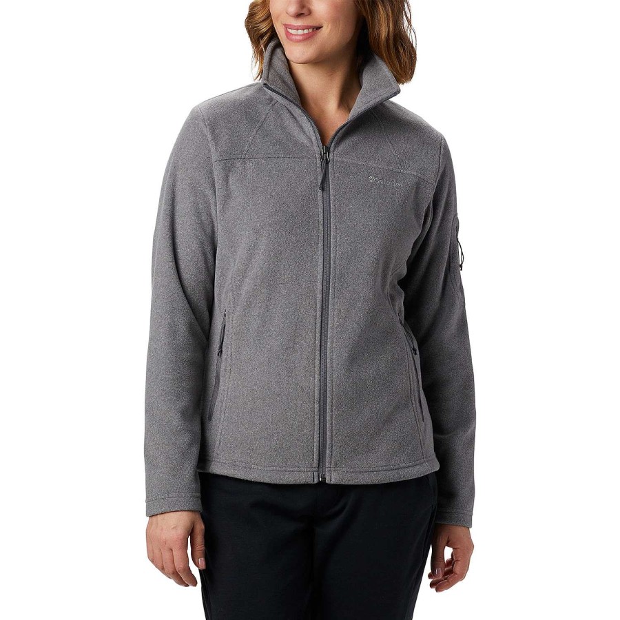 WOMEN Rockford Fleece and Softshells | Polar Women's Fast Trek Ii Jacket (023) City Gray