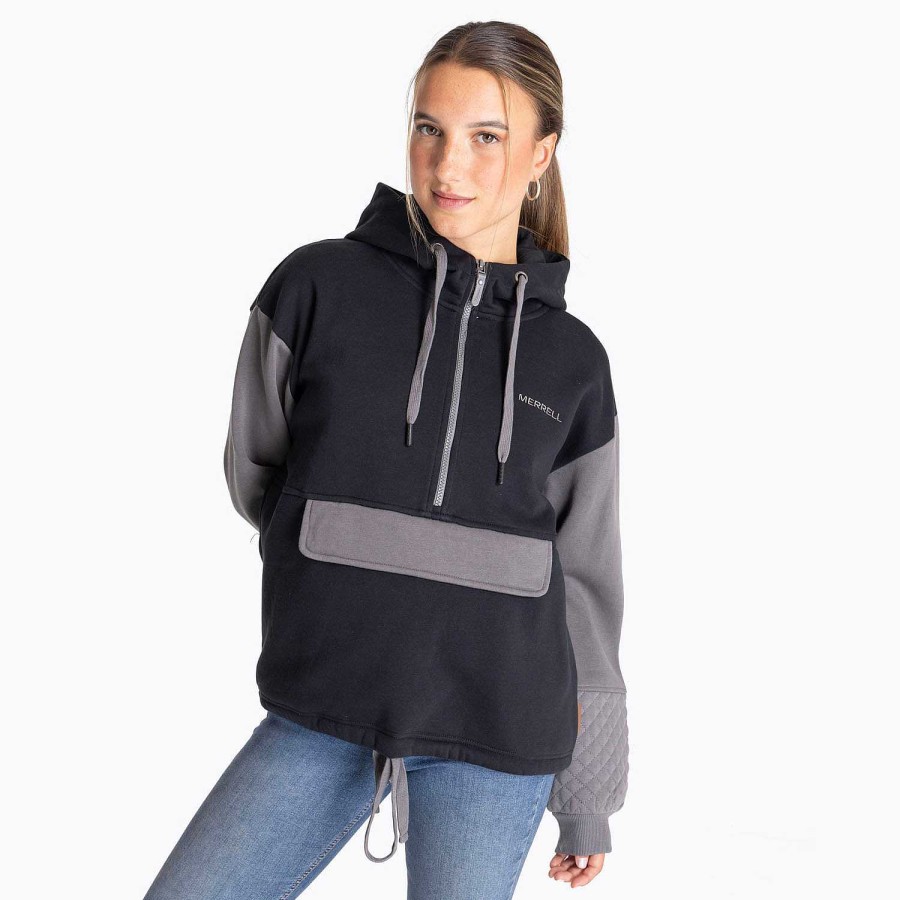 WOMEN Rockford Polerones | Half Dome Women's Sweater Jet Black