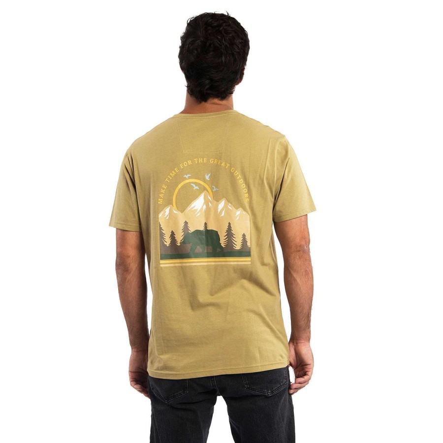 MEN Rockford T-shirts | Men's Yosemite Tee Antique Bronze[At8