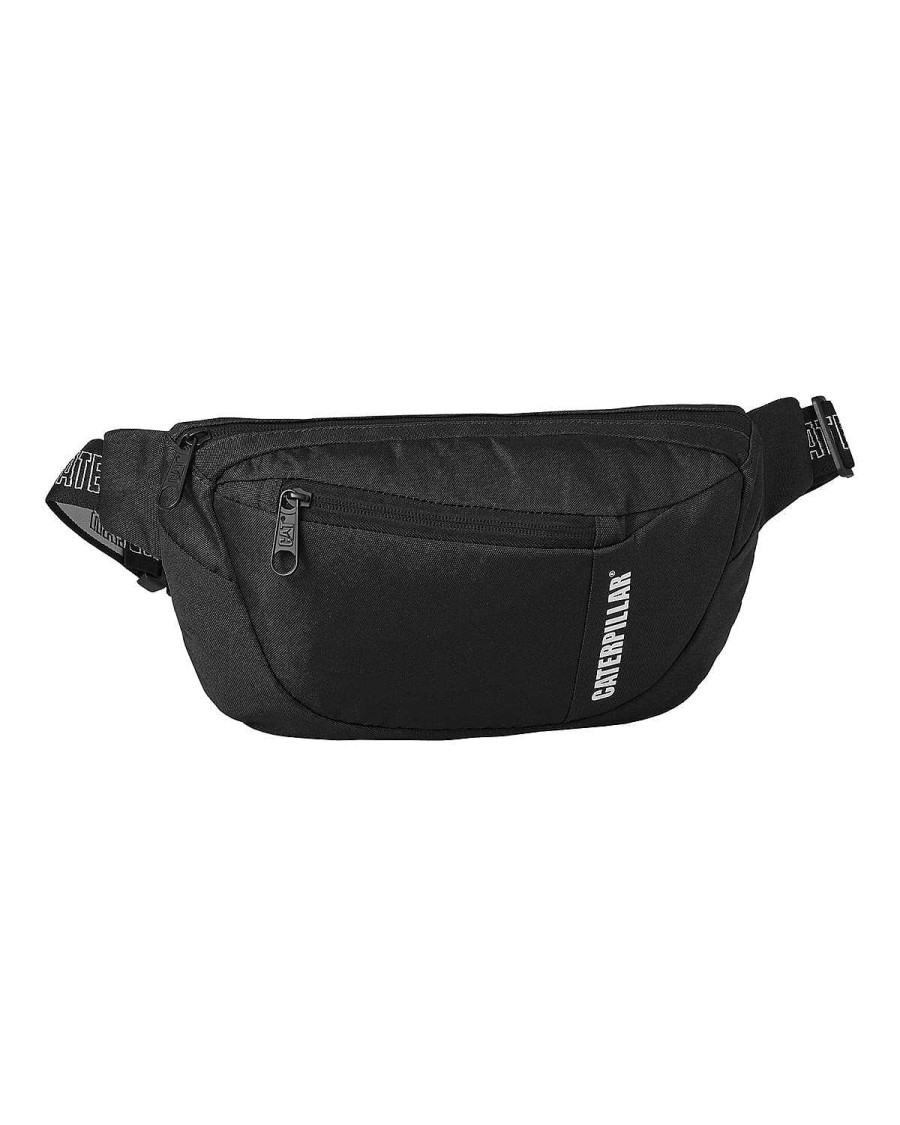 MEN Rockford Briefcases and Backpacks | Banana Casual Unisex Large Bum Bag Black Cat Black