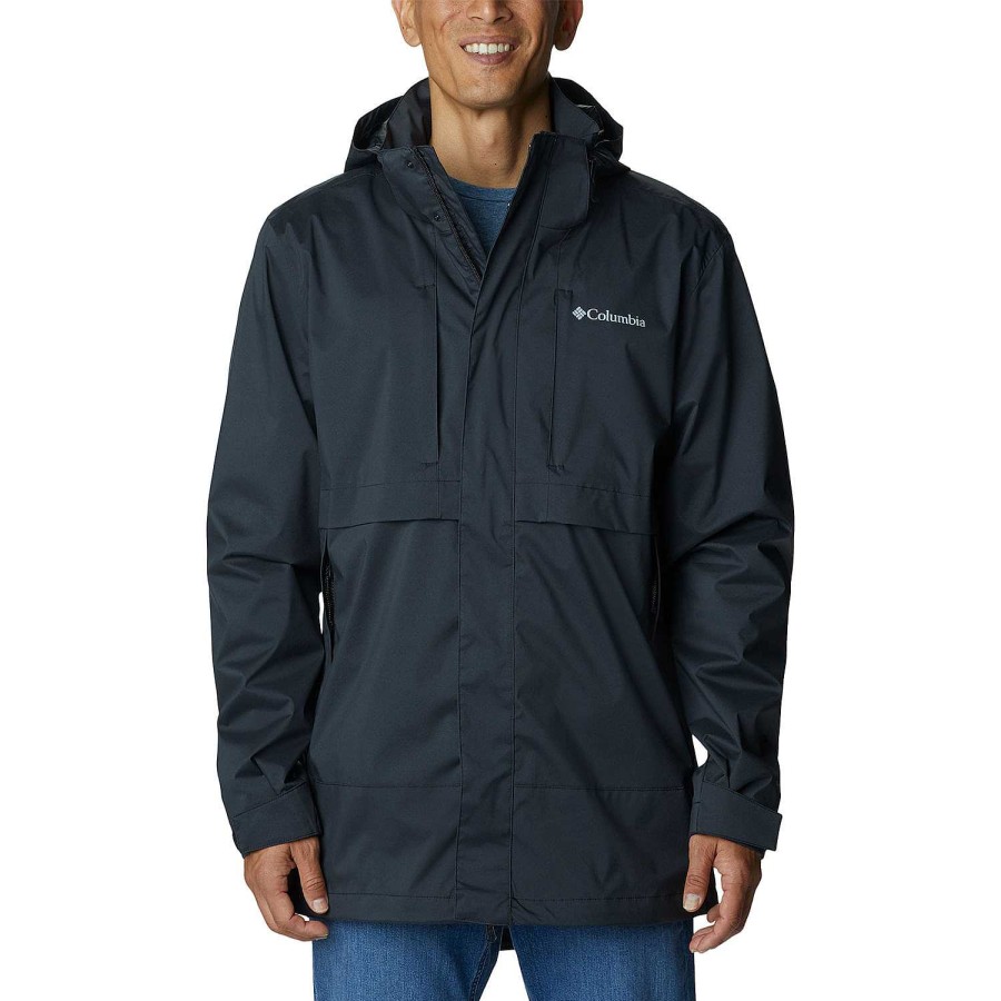 MEN Rockford Jackets and Parkas | Wright Lake Waterproof Jacket for Men (010) Black